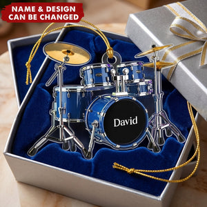 Born To Drum - Personalized Acrylic Custom Shape Ornament