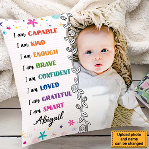 Affirmation Gift For Granddaughter I Am Kind Pillow