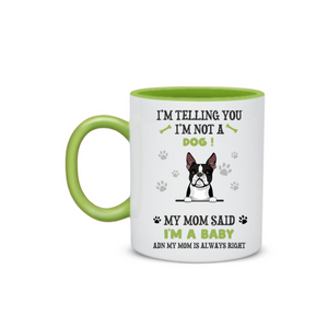 Personalized Dog Mom Baby Mug