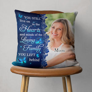 You Still Live On - Personalized Custom Canvas Pillow