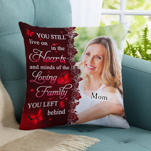 You Still Live On - Personalized Custom Canvas Pillow