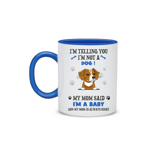 Personalized Dog Mom Baby Mug