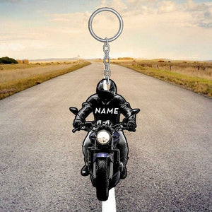BIKER VR4 PERSONALIZED ACRYLIC KEYCHAIN