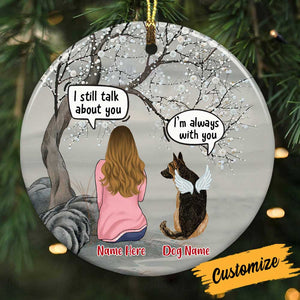 Personalized Dog Memo Christmas Watching Benelux Ornament