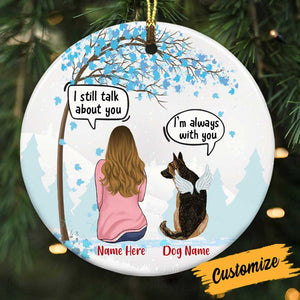 Personalized Dog Memo Christmas Watching Benelux Ornament