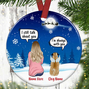 Personalized Dog Memo Christmas Watching Benelux Ornament