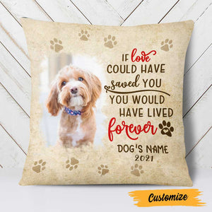 Personalized Dog Memorial Photo Pillowcase