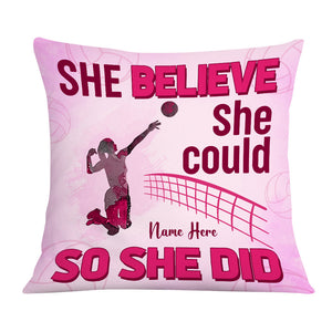 Personalized Love Volleyball Pillow DB164 87O36