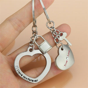 Couple Keychain Charms Love Key Ring