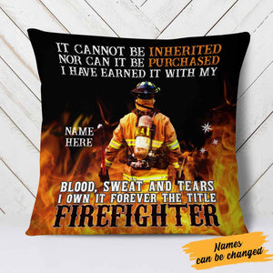 Personalized Firefighter Pillow DB277 26O26