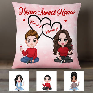 Personalized Couple Icon Pillowcase