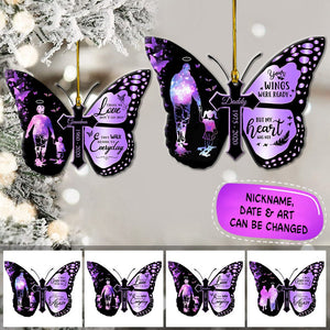 Personalized Your Wings Were Ready But My Heart Was Not Memorial Ornament