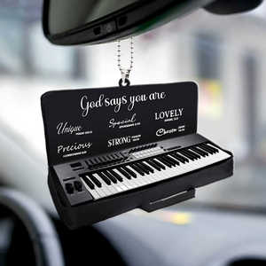 Keyboard Piano God Says You Are Ornament