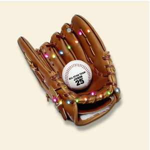 Baseball Gear Catcher's Mitt - Printed Christmas Ornament - Gift for Baseball Players