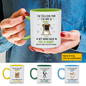 Personalized Dog Mom Baby Mug