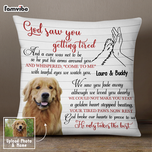Personalized Dog Memo Photo Pillow NB262 85O76