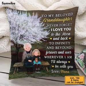 Personalized Grandma And Granddaughter Pillow NB301 36O53