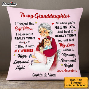 Personalized Granddaughter Pillow NB283 85O53