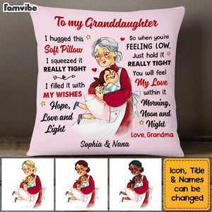 Personalized Granddaughter Pillow NB283 85O53