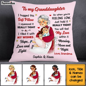 Personalized Granddaughter Pillow NB283 85O53
