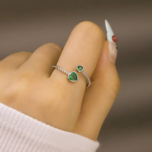 HEART CONSTELLATION BIRTHSTONE RING