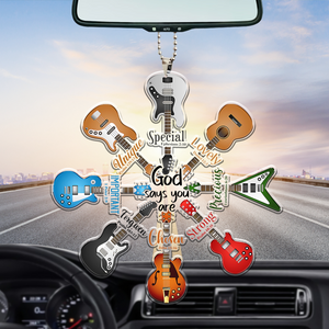 Circle Of Guitar God Says You Are Ornament
