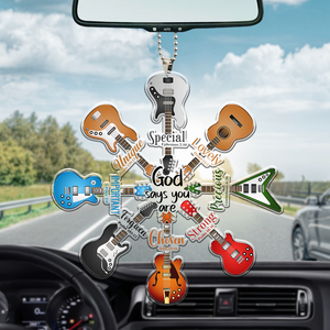 Circle Of Guitar God Says You Are Ornament