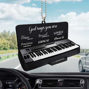 Keyboard Piano God Says You Are Ornament