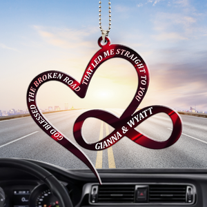 Personalized Infinity Sign Love Symbol God Blessed Ornament