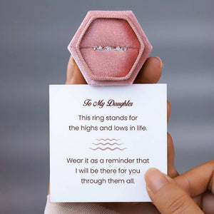 HIGHS AND LOWS WAVE RING