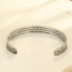 Until We Meet Again Memorial Bracelet
