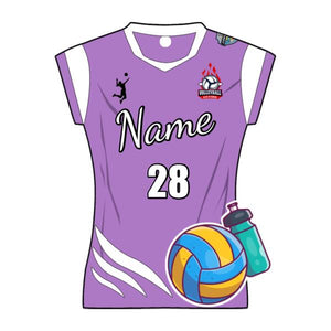 Personalized Name&Number Girl Volleyball Clothing Ornament