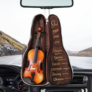 Violin Bag God Says You Are Ornament