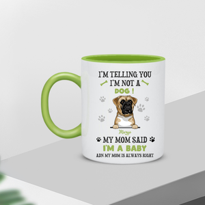 Personalized Dog Mom Baby Mug