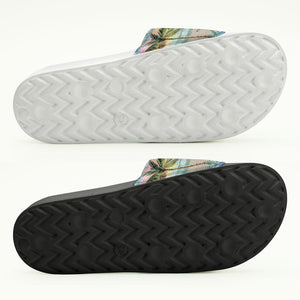 Just A Girl Who Loves Beaches - Personalized Custom Slide Sandals