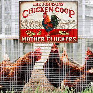 Farm Chicken Coop Personalized Metal Sign Gift For Farmer