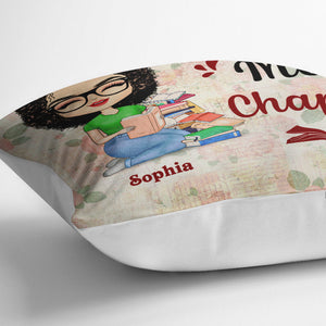 Girl Who Loves Books Reading Rose - Reading Gift - Personalized Custom Pillowcase