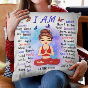 Yoga Chibi Girl I Am - Personalized Custom Pillowcase