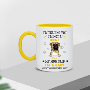 Personalized Dog Mom Baby Mug