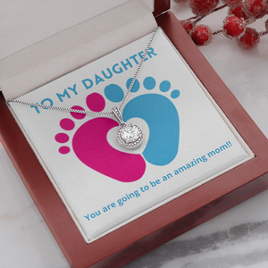 New Mom / From Parent to Daughter / Eternal Hope Necklace