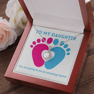 New Mom / From Parent to Daughter / Eternal Hope Necklace