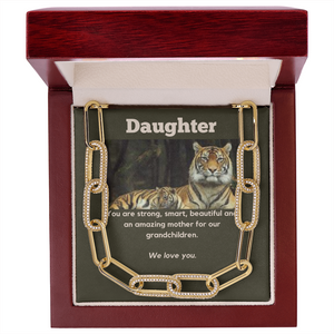 Daughter From Parents /Mother's Day / Forever Linked Necklace