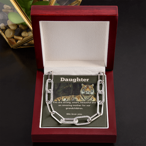 Daughter From Parents /Mother's Day / Forever Linked Necklace