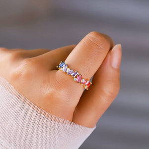 RAINBOW PIECES RING