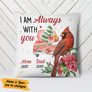 Personalized Memorial Cardinal Red Truck Pillow NB181 87O34