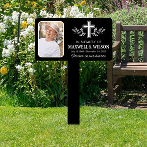 Forever In Our Hearts Memorial Personalize Plaque