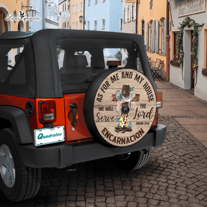 Personalized As For Our House Tire Cover Car Accessories Custom Tire