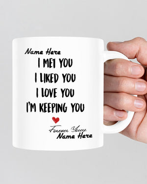 PERSONALIZED MUG: Sweetest Gift For Her - Him Mugs