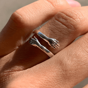 To My Wife In Heaven - Till The Day We’re Together Again - Hug Ring