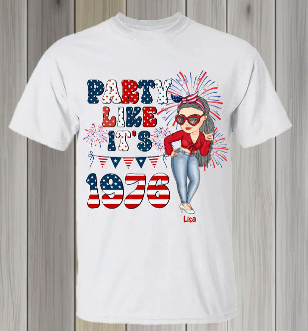Party Like It's 1976 - Personalized Shirt